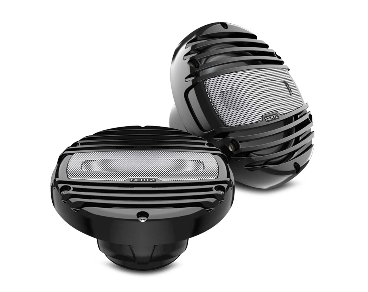 Hertz Marine 6.5" 150W Black Hi-Performance Marine Coaxial Speakers Pair HMX6.5C