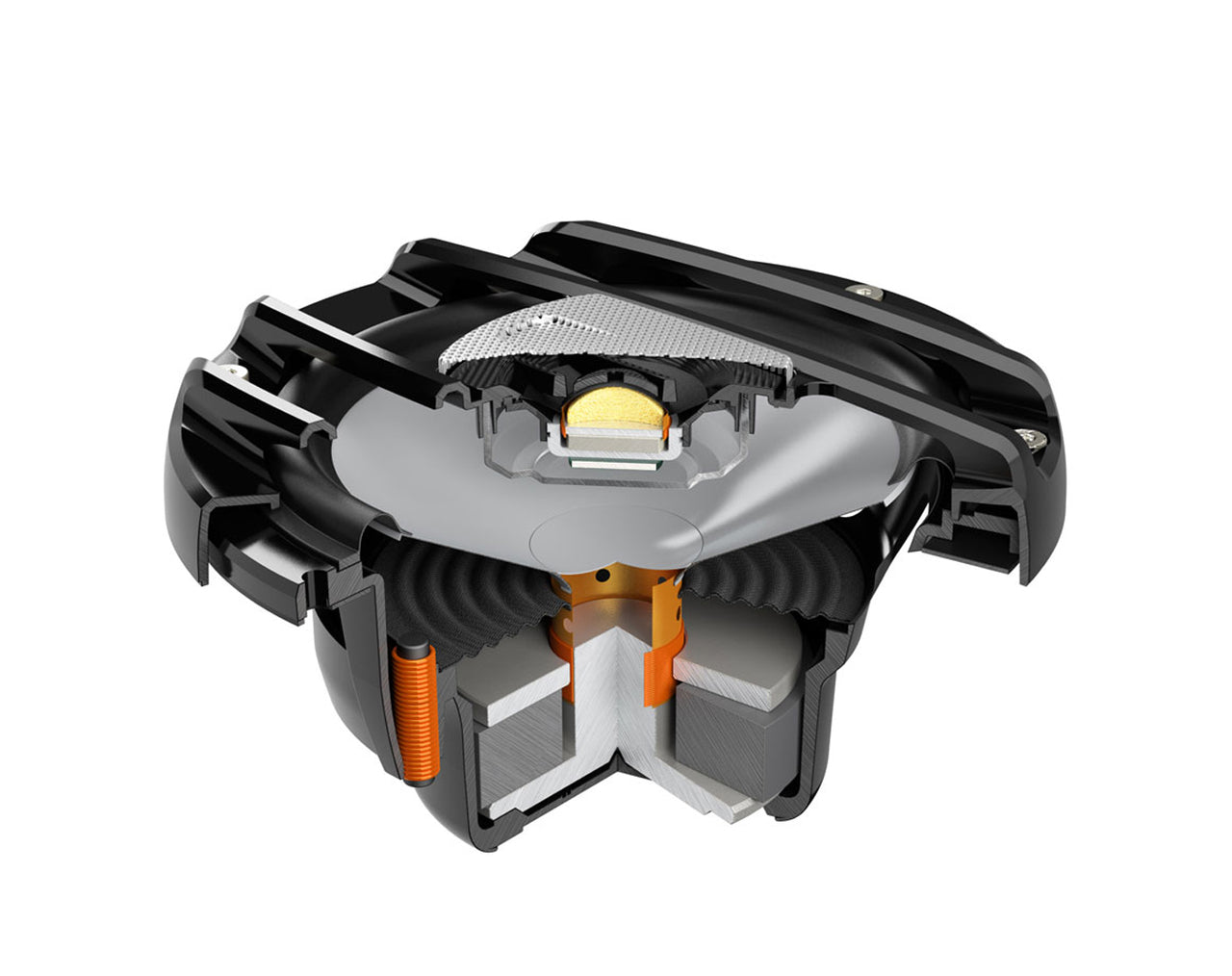 Hertz Marine 6.5" 150W Black Hi-Performance Marine Coaxial Speakers Pair HMX6.5C