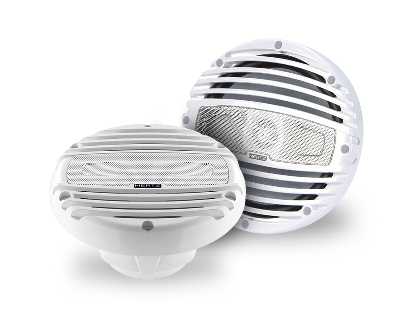 Hertz Marine 6.5" 150W 2-Way White Coaxial Speakers Pair HMX6.5TW