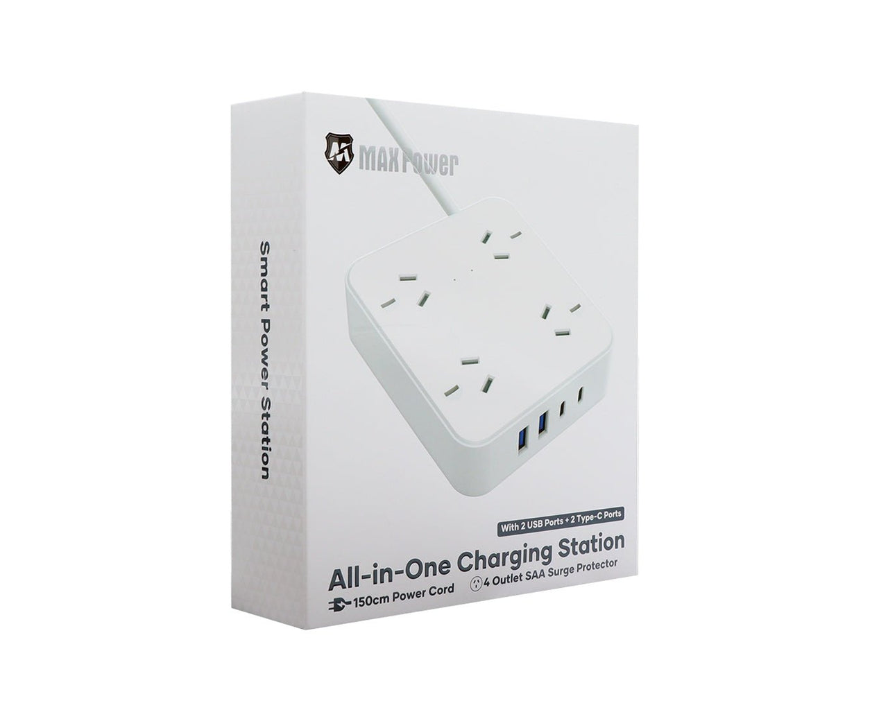 MAXGUARD All In One Charging Station 4 Outlet USB KH450-CU