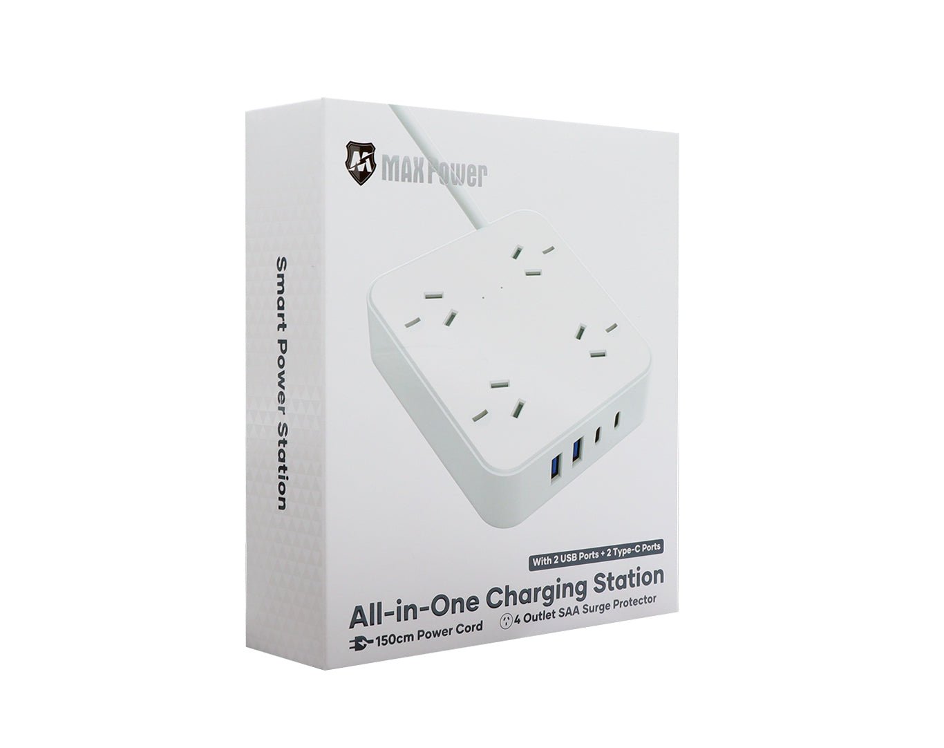 MAXGUARD All In One Charging Station 4 Outlet USB KH450-CU
