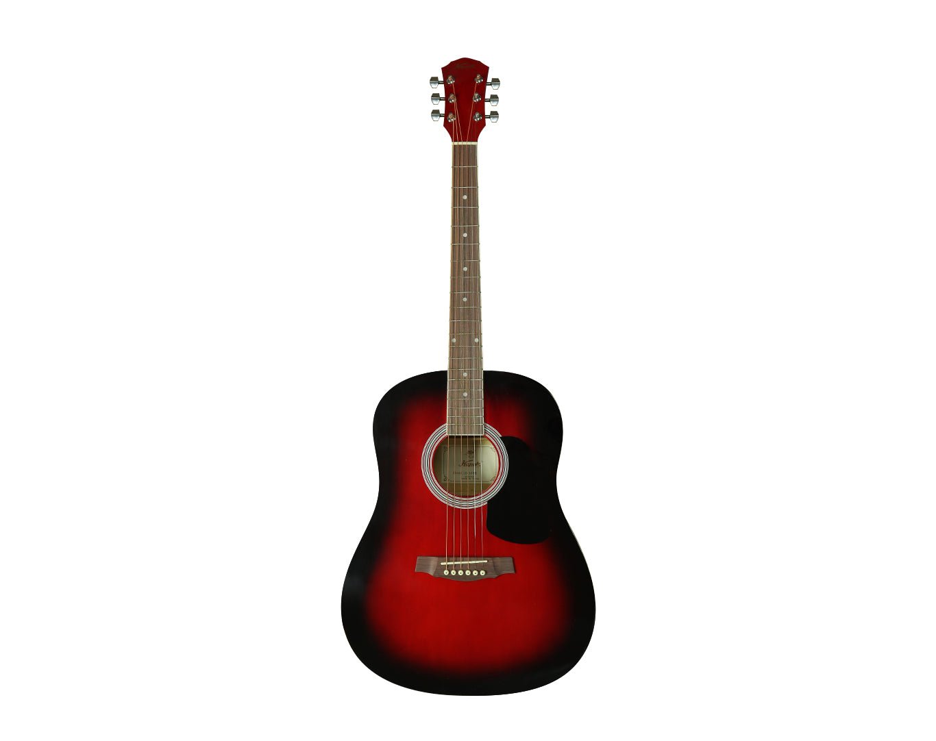 KAPOK 41" Acoustic Guitar Red Sunburst LD-14