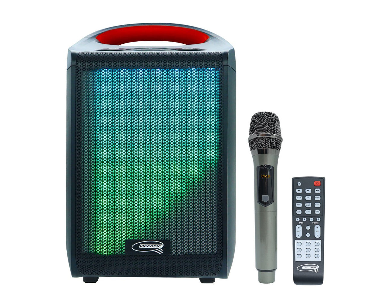Weconic Portable Bluetooth Karaoke Speaker with Wireless Microphone LG632