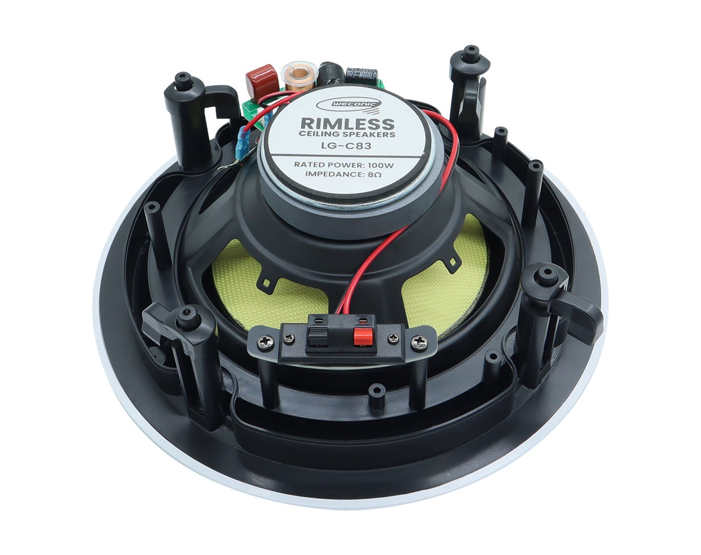Weconic 8" Restaurant Ceiling Speaker Package with Bluetooth Amplifier 176C+4xLGC83