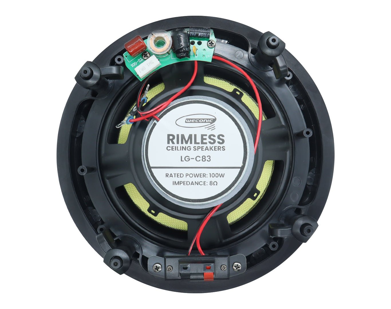 Weconic 8" Restaurant Ceiling Speaker Package with Bluetooth Amplifier 176C+4xLGC83