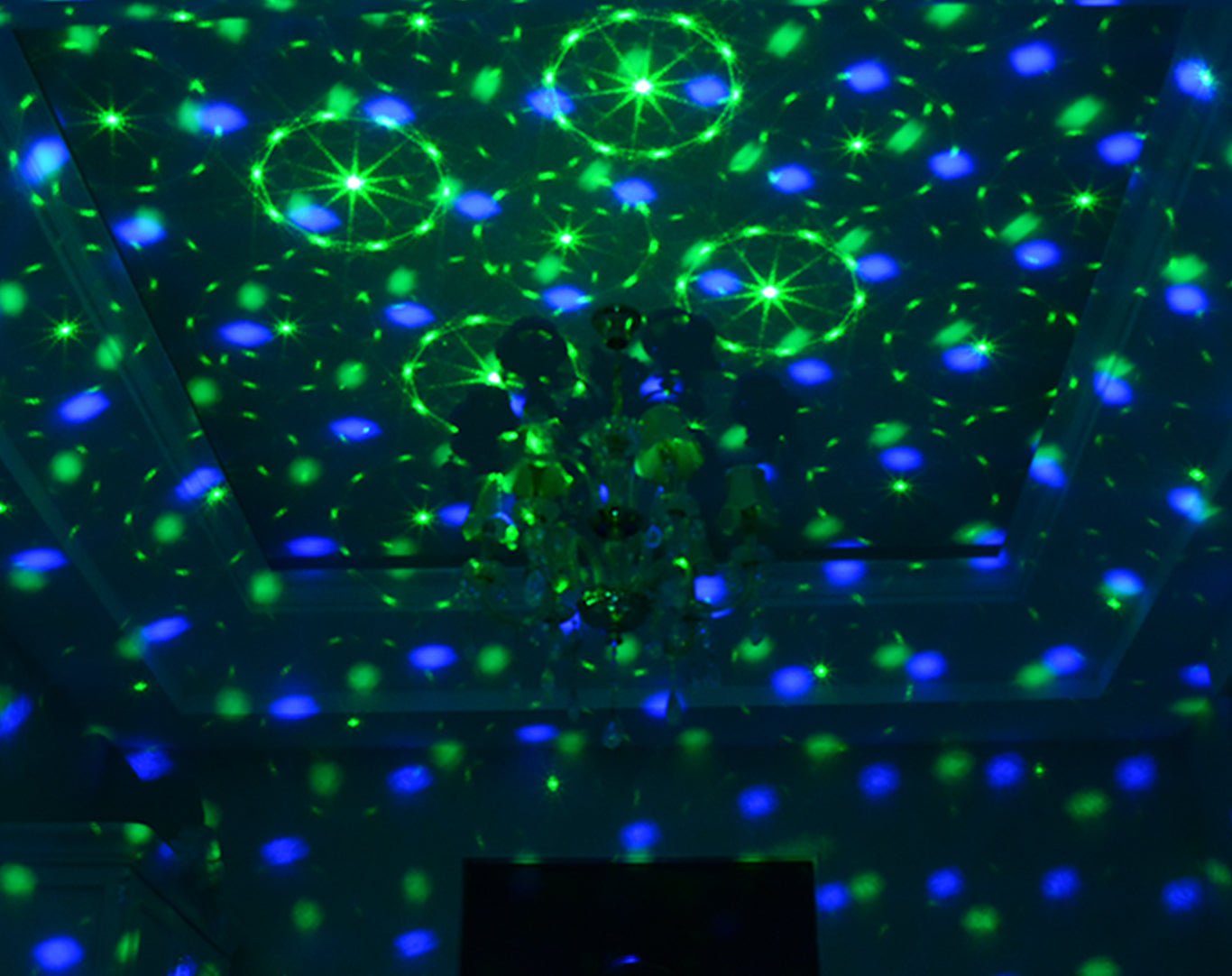 Laser LED Disco Ball Party Light RGB Sound Activated LS02