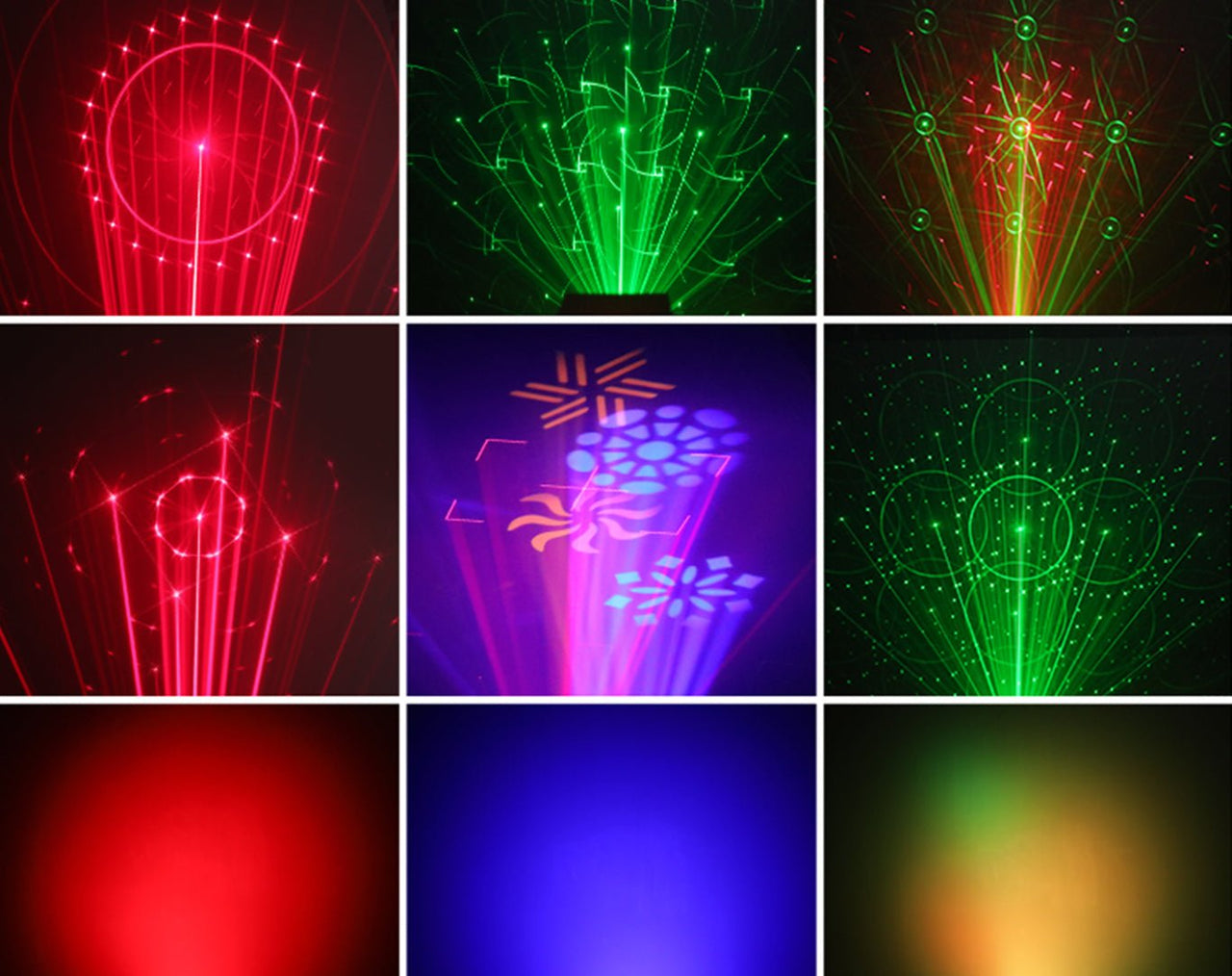 Weconic Professional LED Laser Light DMX 120 Effects Remote Control LS04