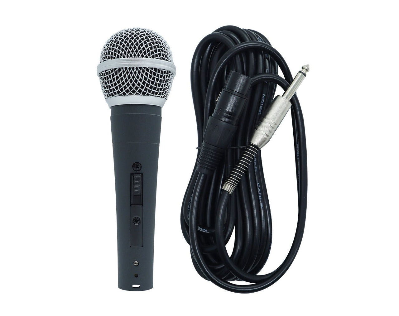 Precision Audio Wired Microphone 5m XLR 1/4" Jack Cable Soft Case M58