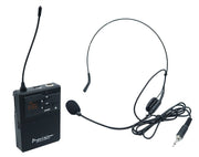 Twin Channel UHF Wireless Microphone System Handheld Bodypack MIC23 