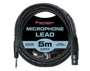 Precision Audio 1/4" to Female XLR Studio Stage Microphone Lead 5m MJACK5