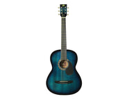 Rogue 39" Acoustic Guitar Blue Finish SO-069-RAG-BLU