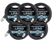 Precision Audio XLR To XLR Microphone Lead 10m MLEAD10x5
