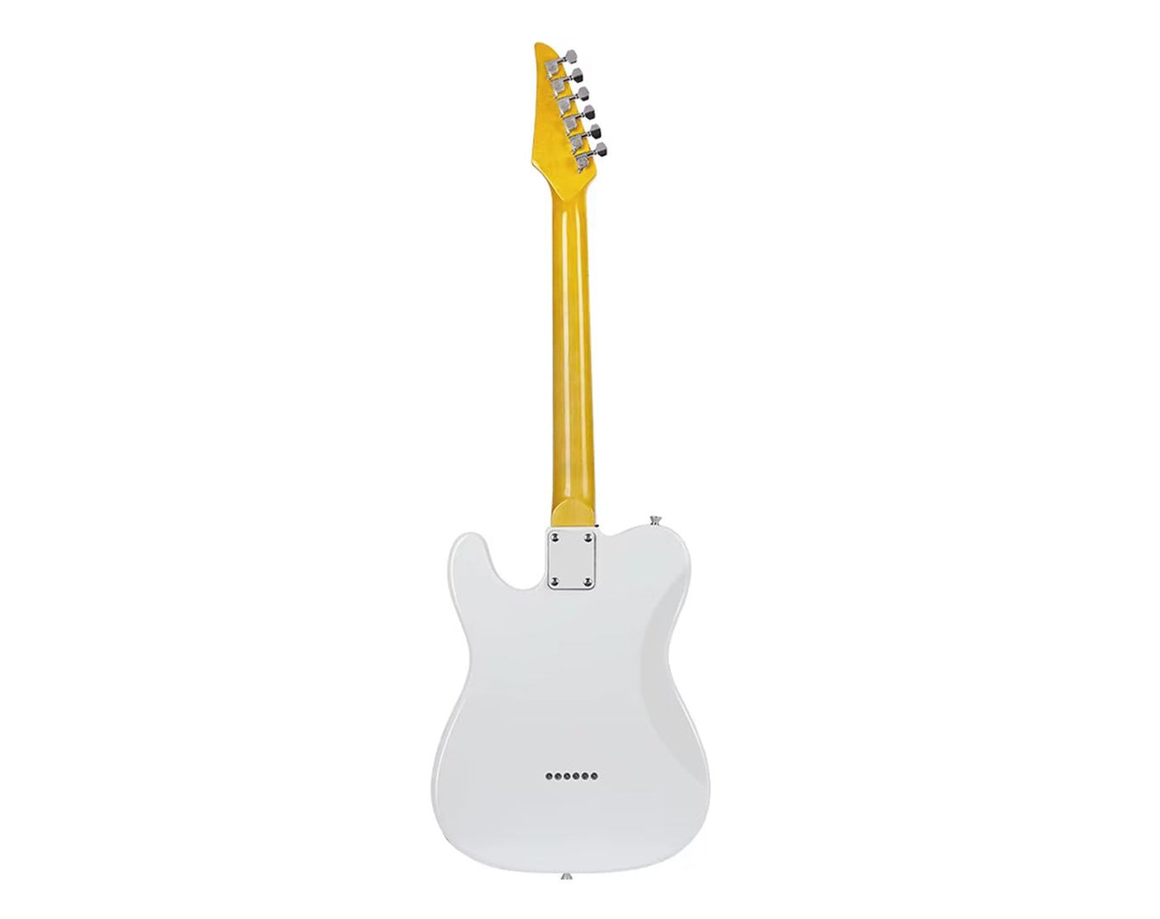 Minsine 6 String Electric Guitar White 3m Cable Tremolo Arm MS-110-WHT