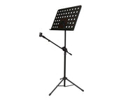 Adjustable Sheet Music Stand with Microphone Boom Arm MS-195