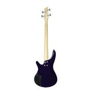 Minsine Full Size Electric Bass Guitar Four String Purple MS-4B-BL