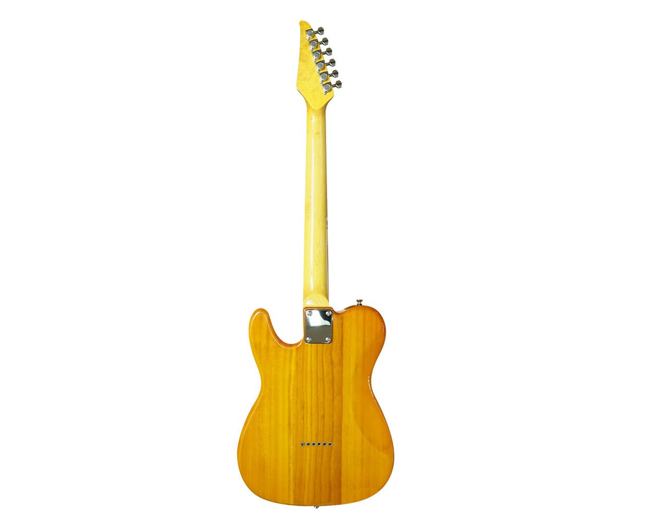 Minsine 6 String Electric Guitar Natural 3m Cable Tremolo Arm MS-110-NAT