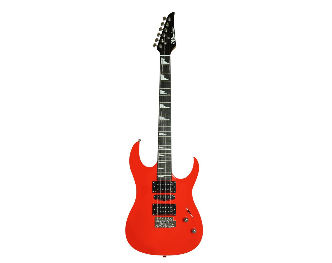 Freedom 6 String Electric Guitar Red 3m Cable Tremolo Arm MS170-RED