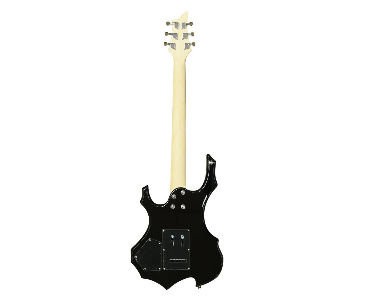 Minsine 6 String Electric Guitar Black 3m Cable Tremolo Arm MS-200-BLK