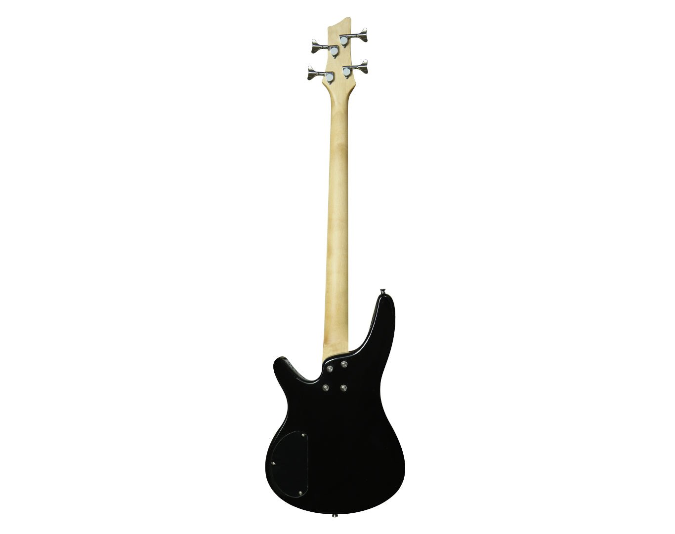 Full Size Electric Bass Guitar Four String Black MS-4B-BLK