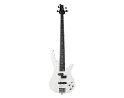 Full Size Electric Bass Guitar Four String White MS-4B-WHT