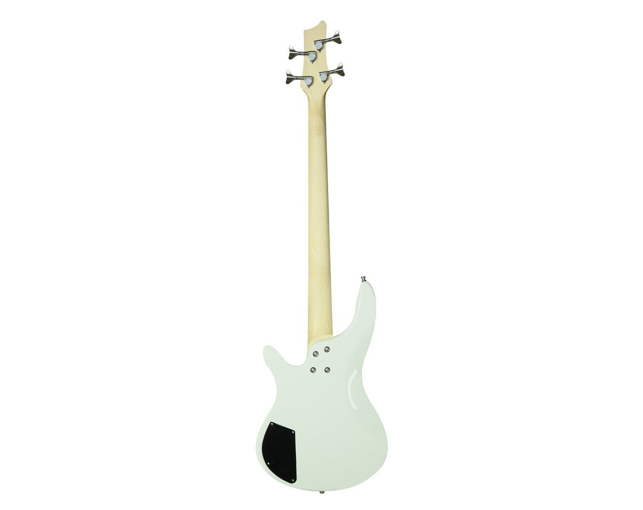 Full Size Electric Bass Guitar Four String White MS-4B-WHT