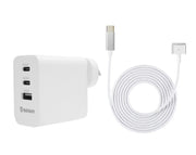 iQuick 65W Dual Fast Charger + Magsafe 2 Cable Laptop Charger