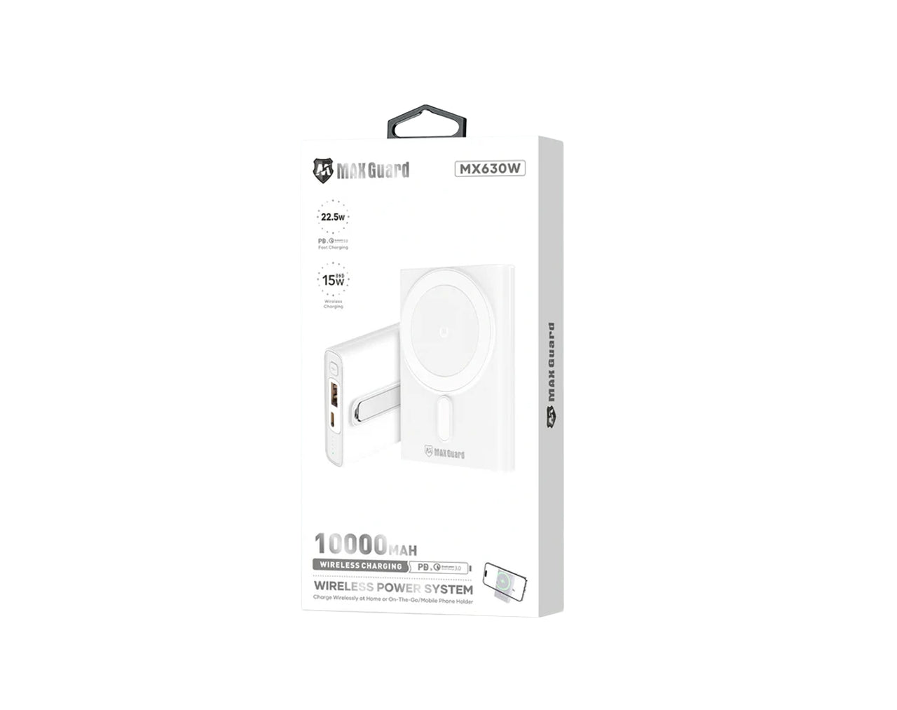 Maxguard 10,000mAh Wireless Power Bank Magsafe Compatible MX630W
