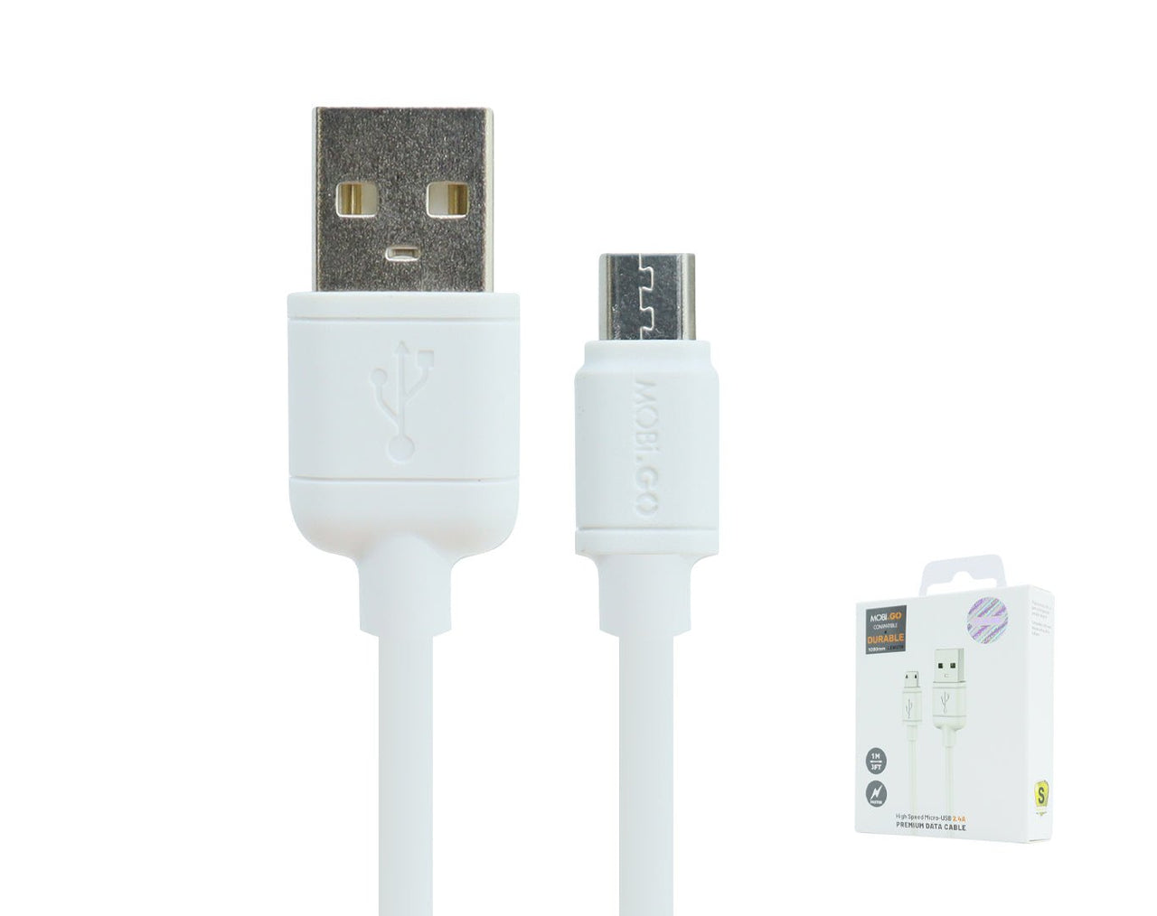 MobiGo Micro USB to USB Cable High Speed 1m MOBIGOMICRO