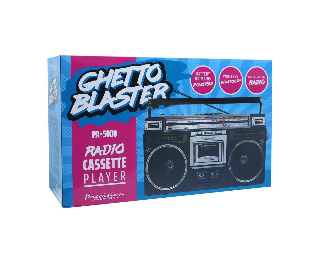 Ghetto Blaster Bluetooth Speaker Portable Boombox Bluetooth