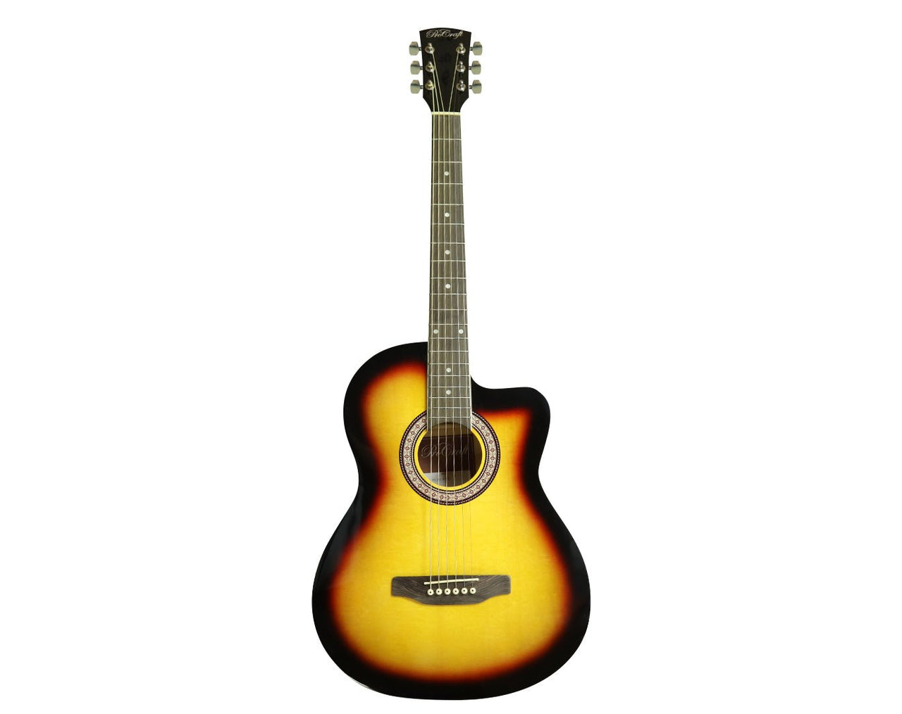 39" Semi Acoustic Guitar Cutaway Sunburst PR39C/P-SB