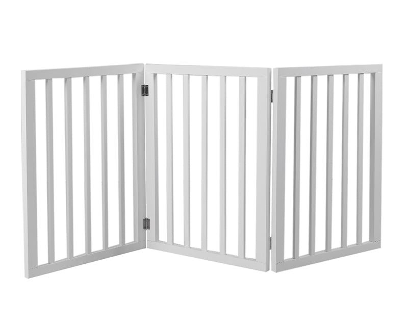 Kensington Kennel Club Folding Dog Gate Pet Fence Timber 110 x 48cm
