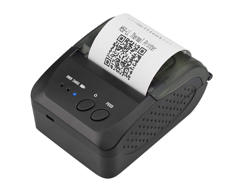 ANDOWL 58mm Portable Thermal Printer Bluetooth Rechargeable Battery Q-P01 