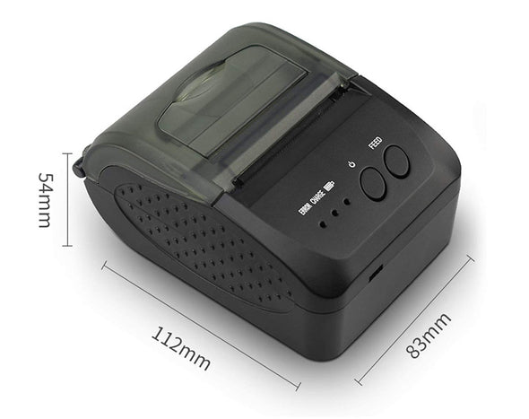 ANDOWL 58mm Portable Thermal Printer Bluetooth Rechargeable Battery Q-P01 