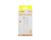 Andowl USB to Micro-USB Cable Fast Charge 1m Length White Q-SJ49E