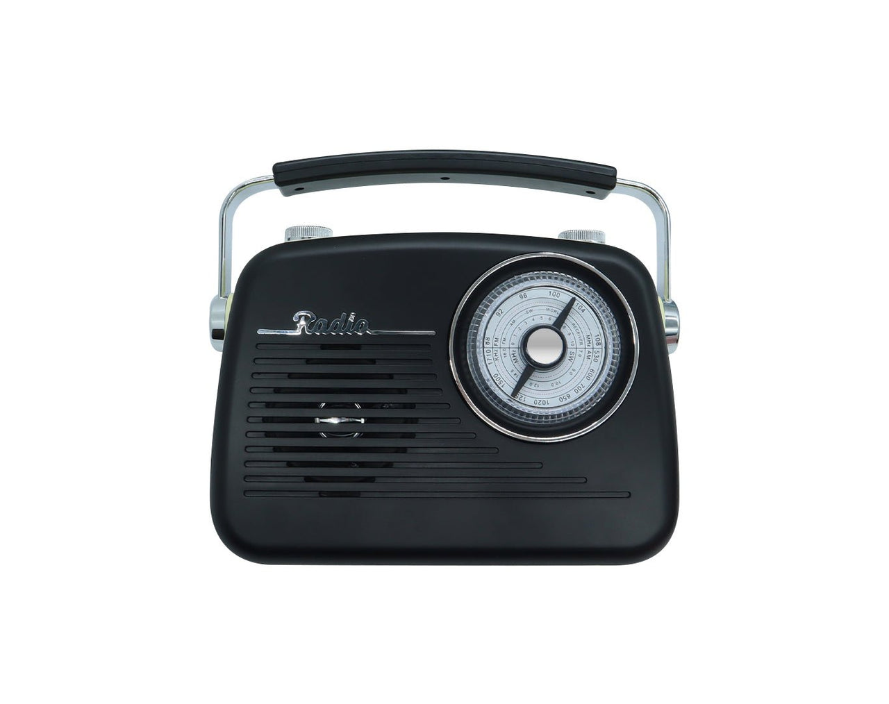 CMIK Retro Bluetooth Speaker AM FM SW Radio Rechargeable Black MK-2181BT-BLK