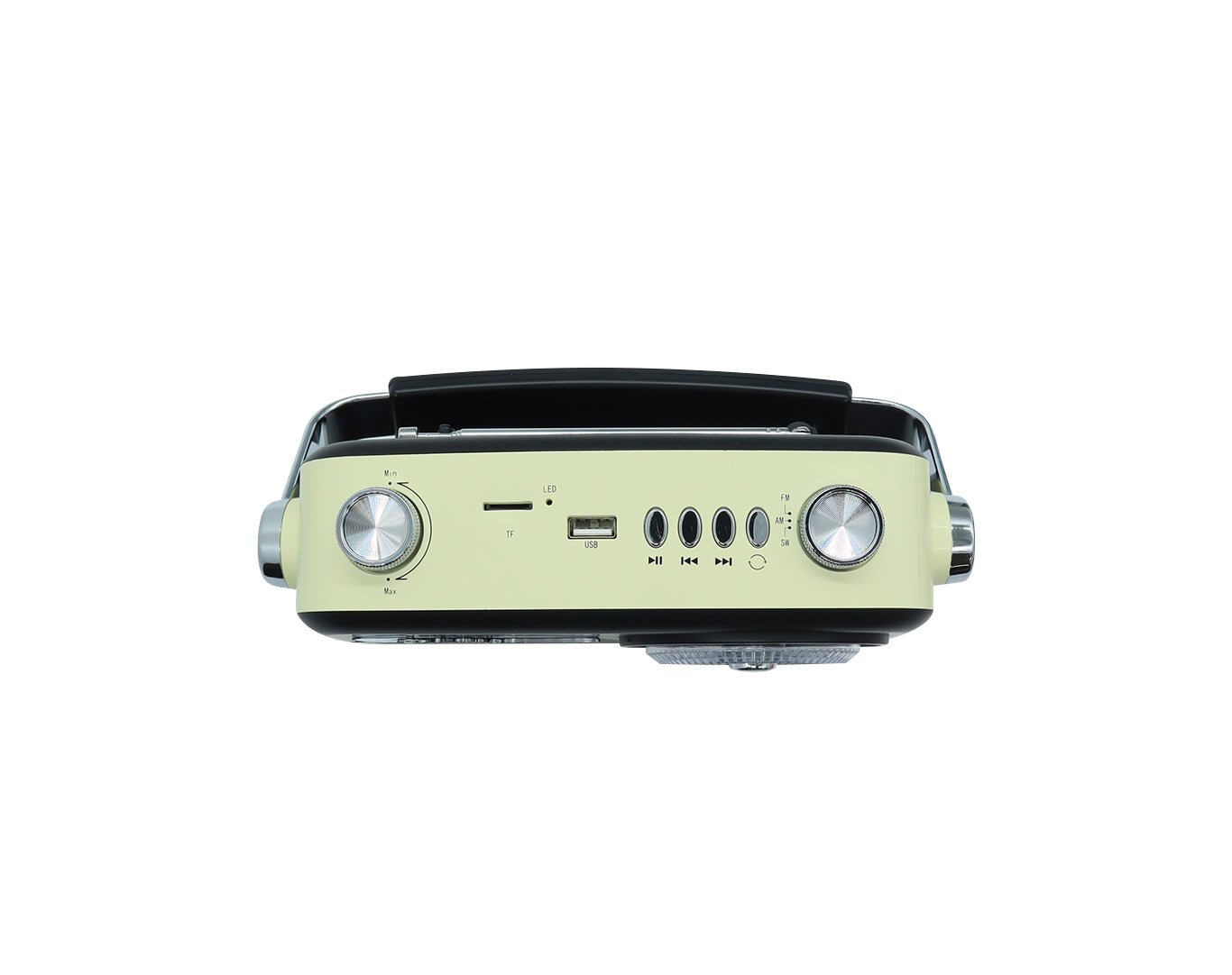 CMIK Retro Bluetooth Speaker AM FM SW Radio Rechargeable Black MK-2181BT-BLK