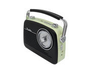 CMIK Retro Bluetooth Speaker AM FM SW Radio Rechargeable Black MK-2181BT-BLK