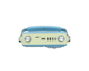 CMIK Retro Bluetooth Speaker AM FM SW Radio Rechargeable Blue MK-2181BT-BLU