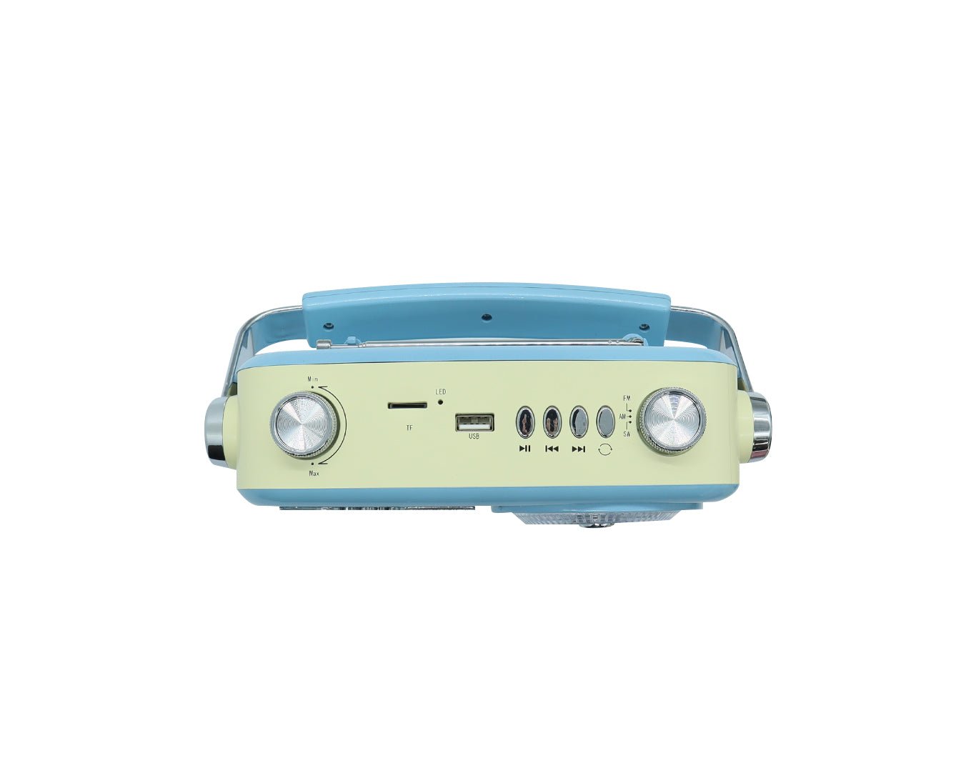 CMIK Retro Bluetooth Speaker AM FM SW Radio Rechargeable Blue MK-2181BT-BLU