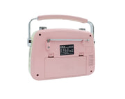 CMIK Retro Bluetooth Speaker AM FM SW Radio Rechargeable Pink MK-2181BT-PNK