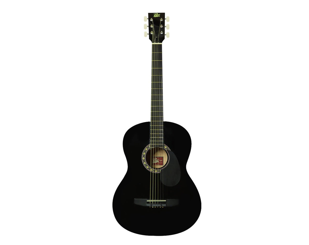 Rogue 39" Acoustic Guitar Black Finish SO-069-RAG-BLK