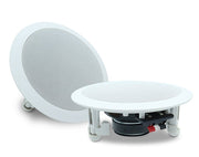 Studio Acoustics 5.25" 2-Way In-Wall Ceiling Stereo Speakers White SA350W