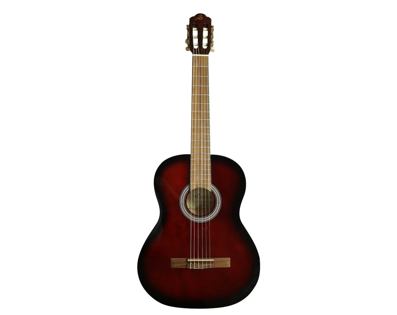 39" Classic Acoustic Guitar Nylon Strings Red SCG-10-WRS