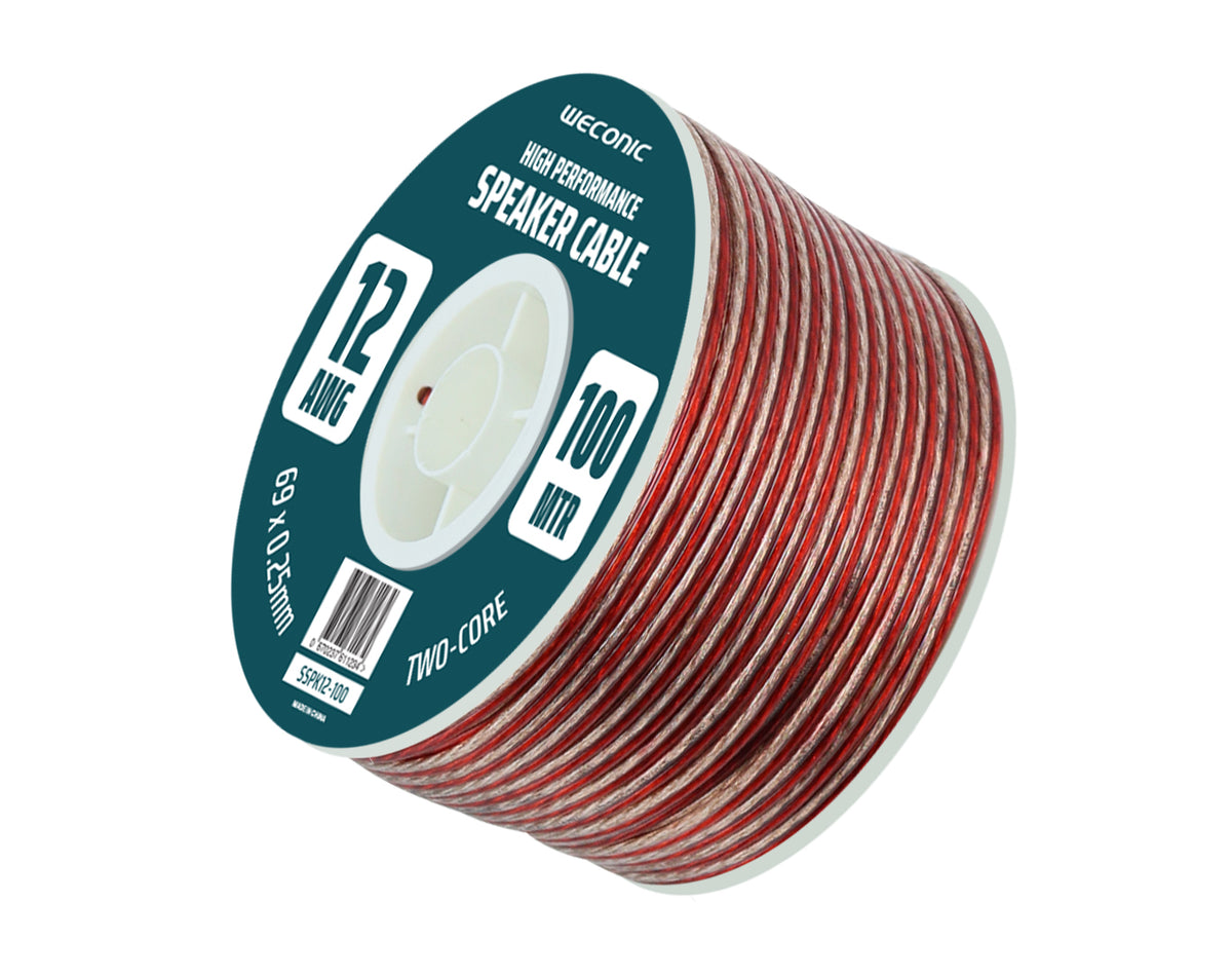 Weconic 100m Twin Speaker Cable 12AWG SSPK12-100