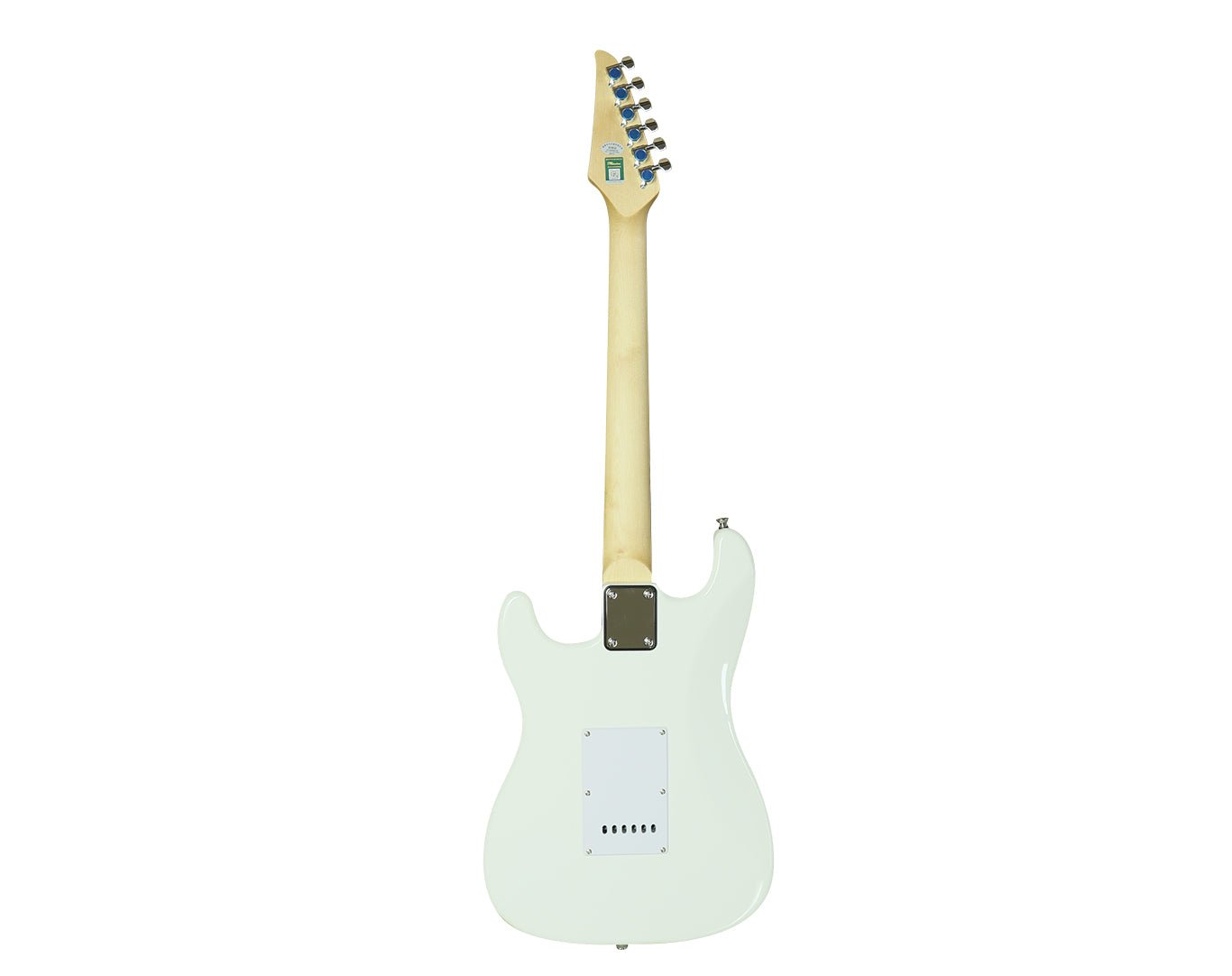 Freedom 6 String Electric Guitar White 3m Cable Tremolo Arm ST-WH