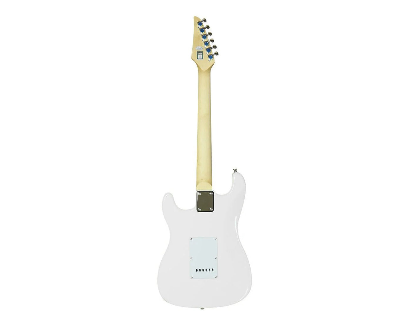 Freedom 6 String Electric Guitar White 3m Cable Tremolo Arm ST-WH