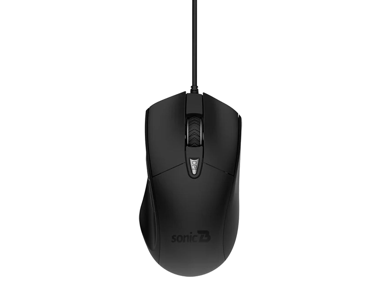 SonicB USB Corded Optical Mouse Scroll Wheel SBWM1-BLK