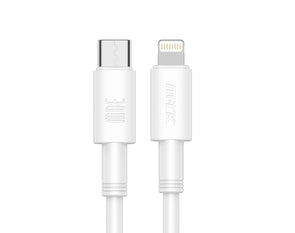 Moveteck Type-C to Lightning Cable Fast Charging Data Cable IPX 12 13 14 1.5m 3A 30W TB1325 White
