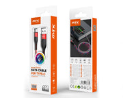 Moveteck Type-C Data Charge Cable LED Light 1m TB1516 