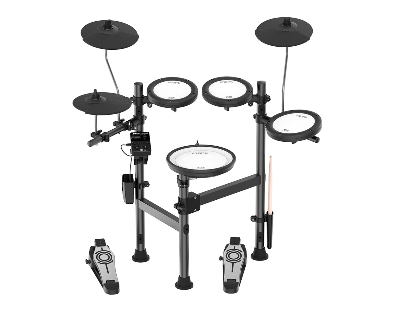 Aroma Portable Electronic Drum Kit Compact with Bluetooth TDX-N1